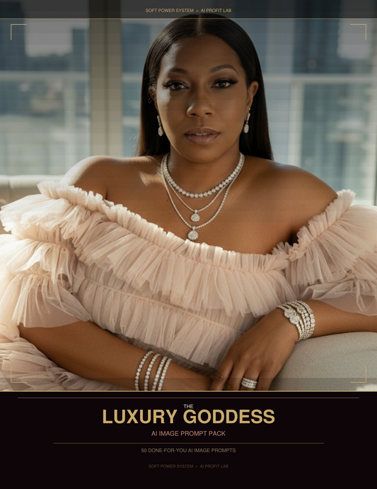 The Luxury Goddess AI Prompt Pack — She Moves Differently
